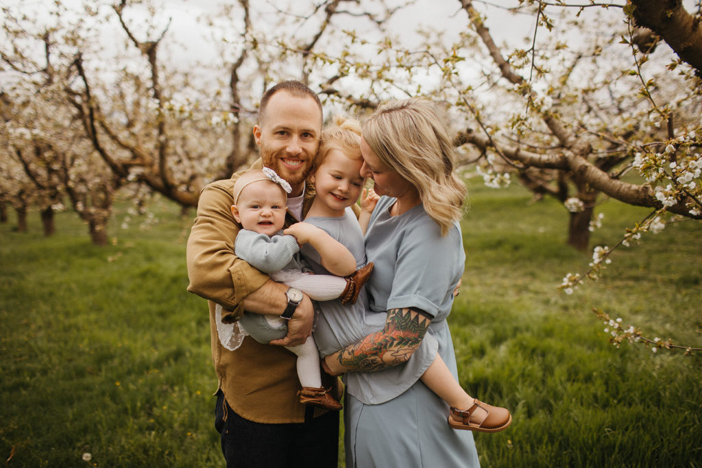 cherry blossom family pictures