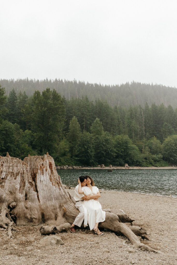 Rattlesnake Lake Engagement Session with Jaime Denise Photo
