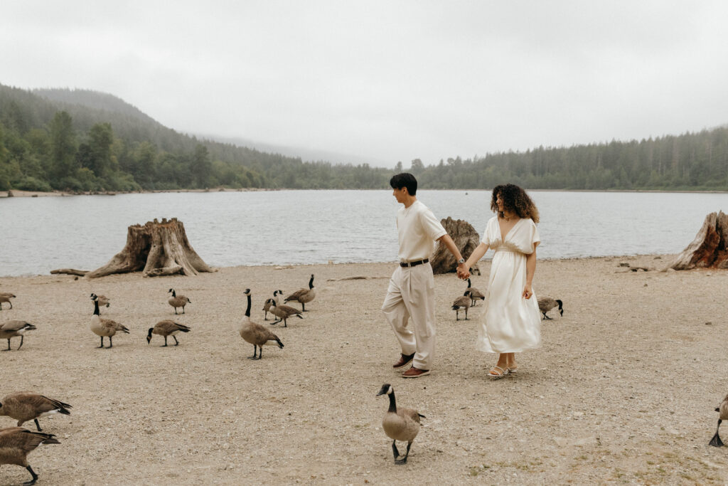 Rattlesnake Lake Engagement Session with Jaime Denise Photo
